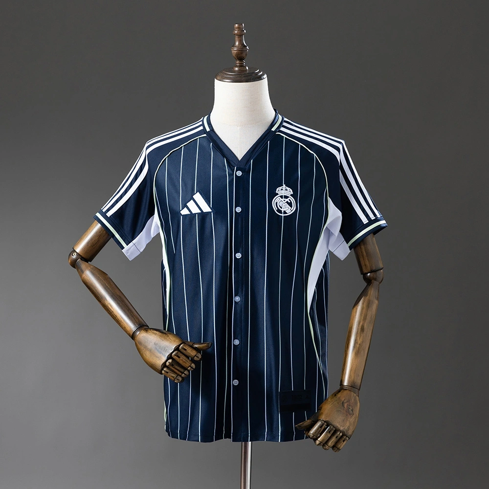 2025-26 REAL MADRID NAVY BLUE US PACK FAN VERSION