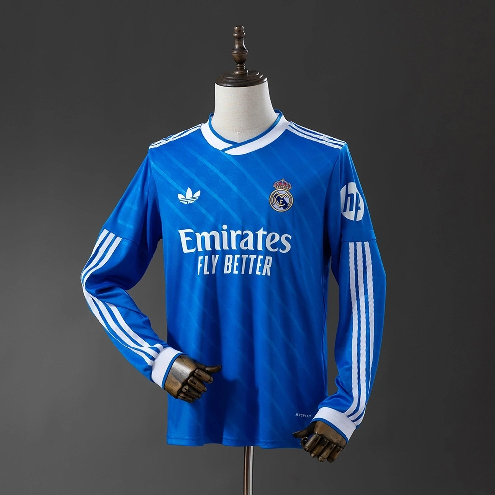 2025-26 REAL MADRID THIRD AWAY LONG SLEEVE FAN VERSION