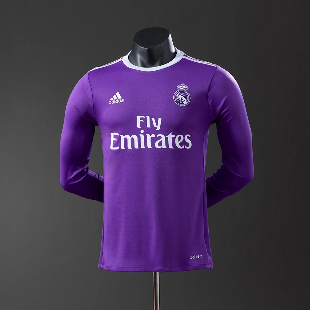 2016-17 REAL MADRID LONG SLEEVE PLAYER VERSION AWAY