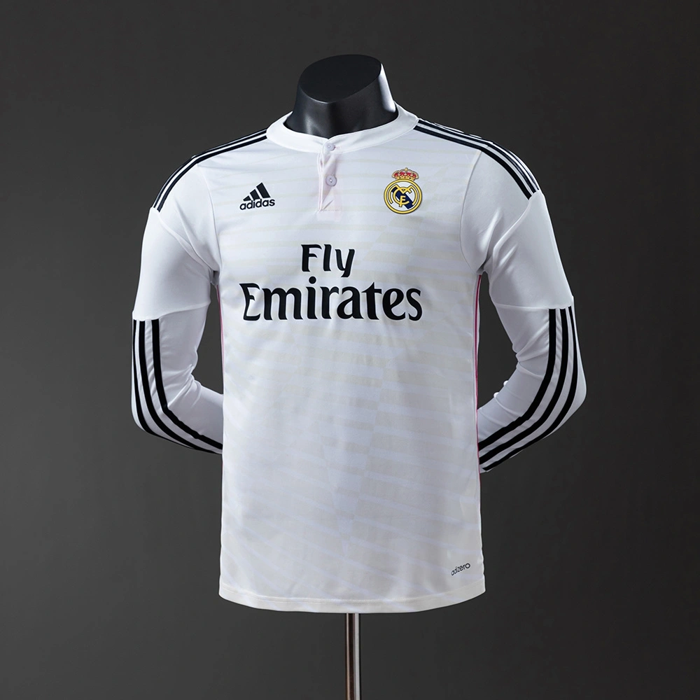 2014-15 REAL MADRID HOME LONG SLEEVE PLAYER VERSION