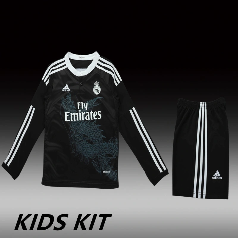 2014-15 REAL MADRID THIRD AWAY LONG SLEEVE KIDS KIT
