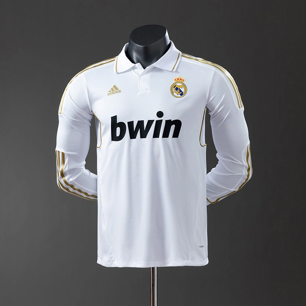 2011-12 REAL MADRID HOME LONG SLEEVE (PLAYER VERSION)