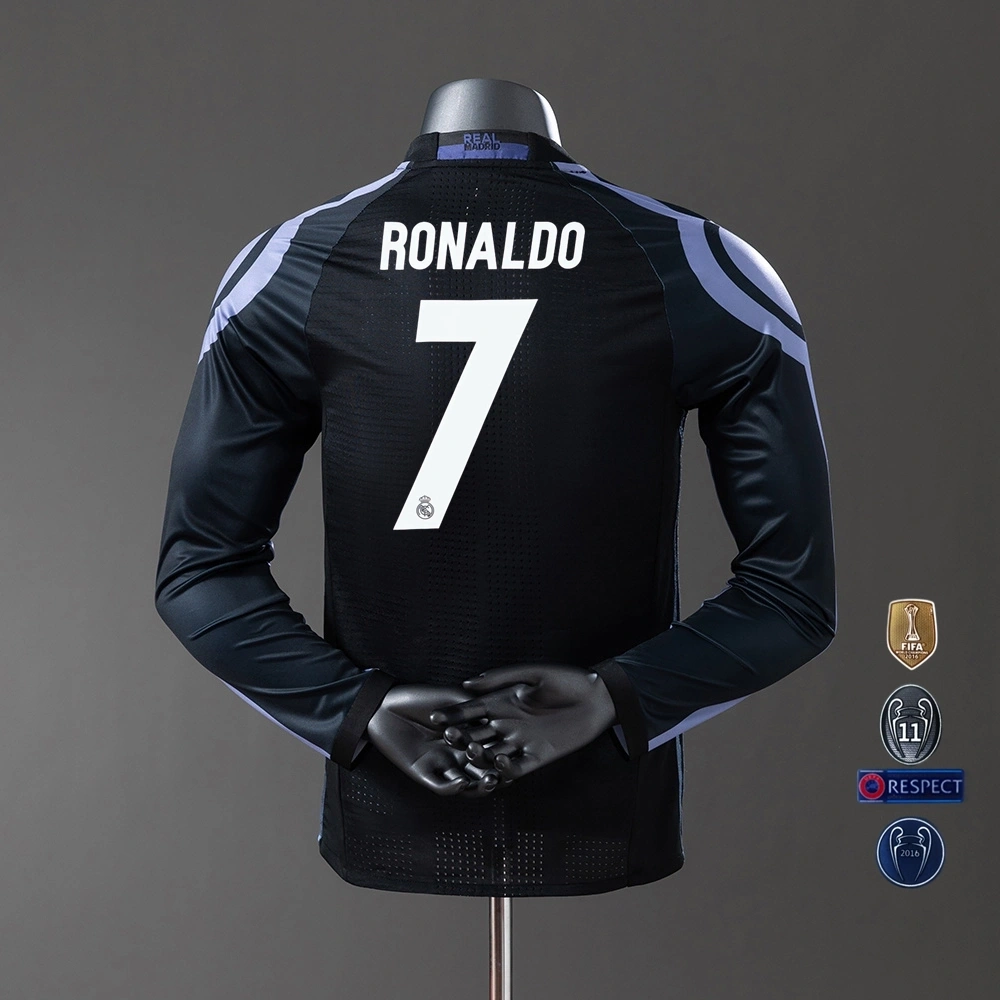 2016-17 REAL MADRID THIRD AWAY LONG SLEEVE PLAYER VERSION