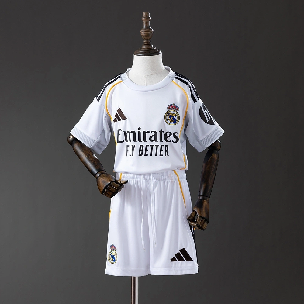 2025-26 REAL MADRID HOME MEN AND KIDS KIT