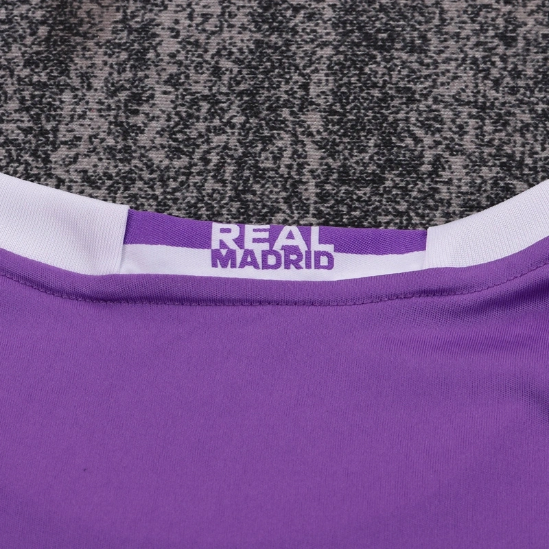 2017-18 REAL MADRID AWAY LONG SLEEVE KIDS KIT