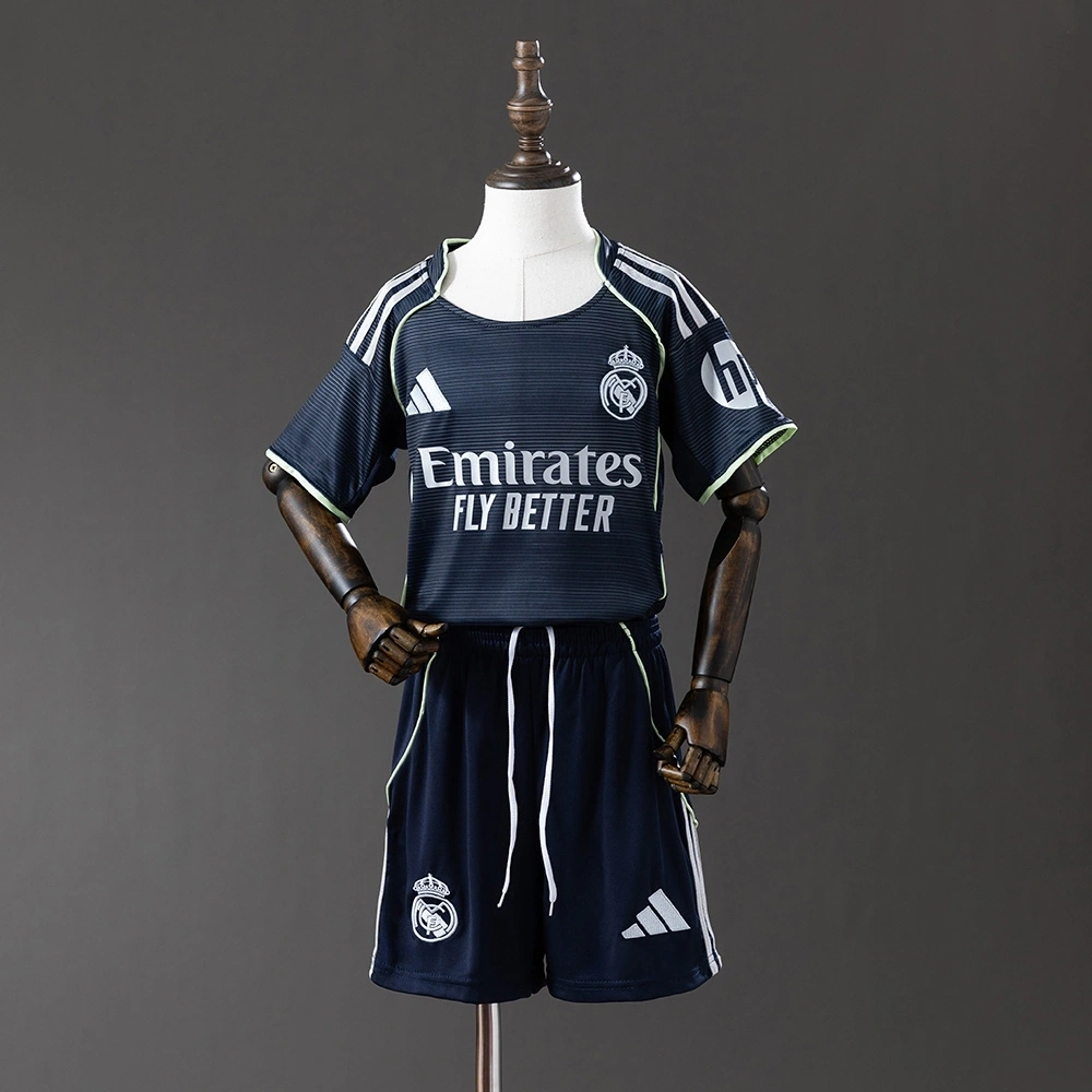 2025-26 REAL MADRID AWAY MEN AND KIDS KIT