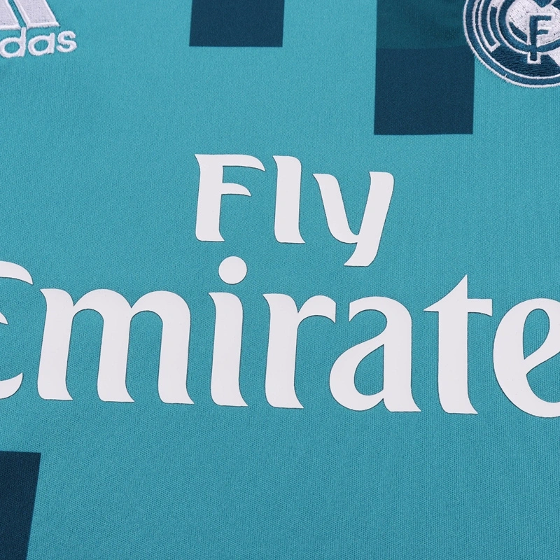 2017-18 REAL MADRID THIRD AWAY LONG SLEEVE KIDS KIT