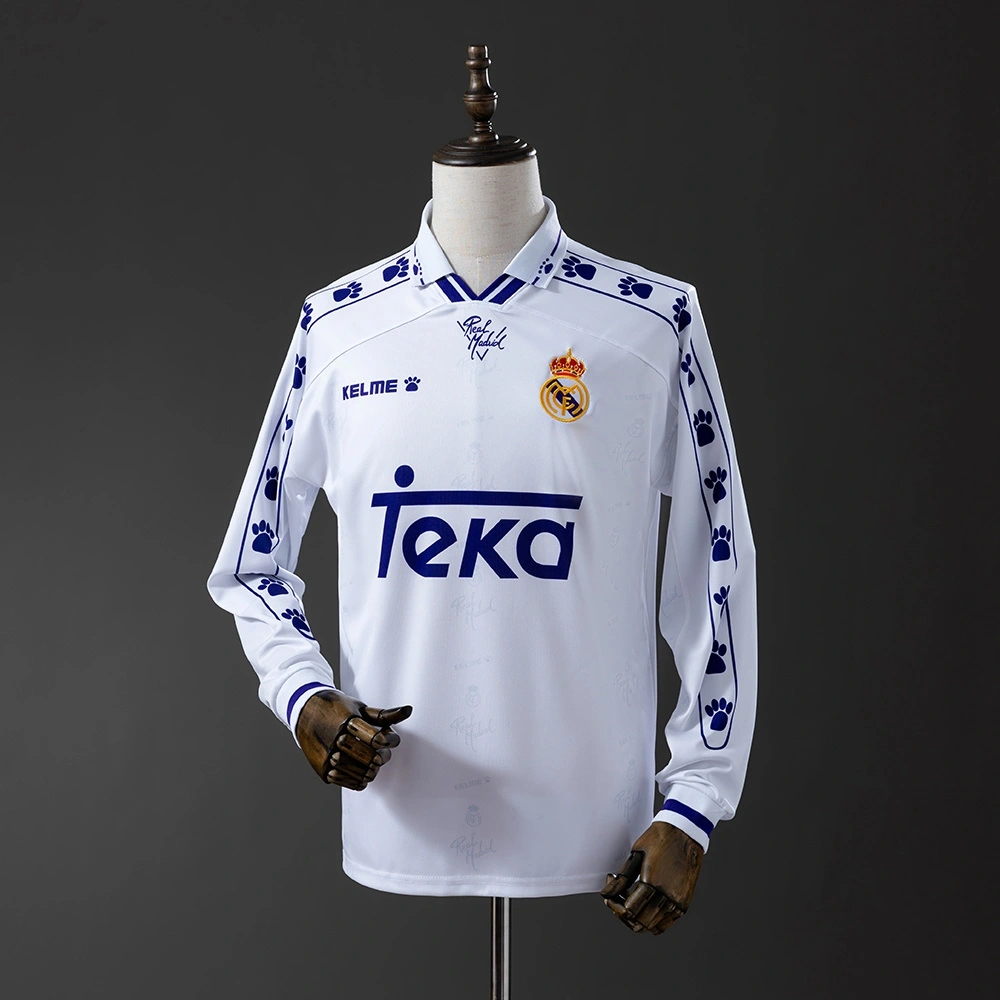 1994-96 REAL MADRID HOME LONG SLEEVE