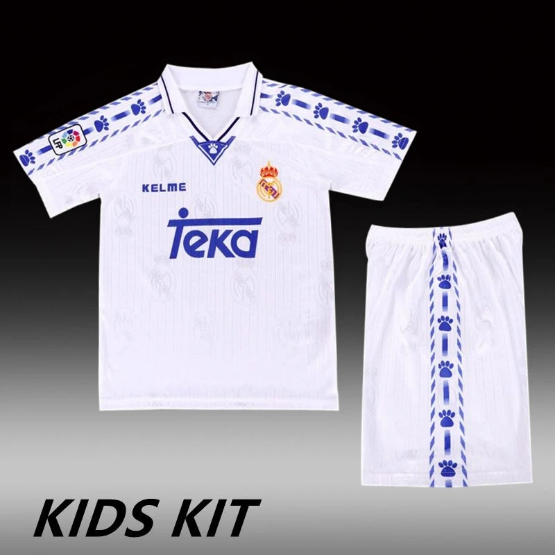 1996-97 REAL MADRID HOME KIDS KIT