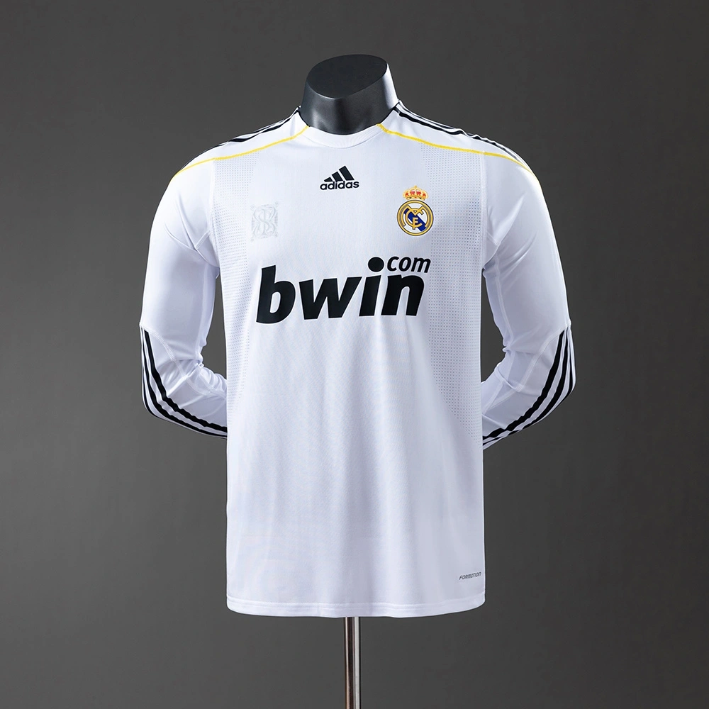 2009-10 REAL MADRID HOME LONG SLEEVE (PLAYER VERSION)