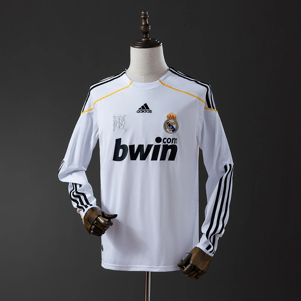2009-10 REAL MADRID LONG SLEEVE HOME (FAN VERSION)