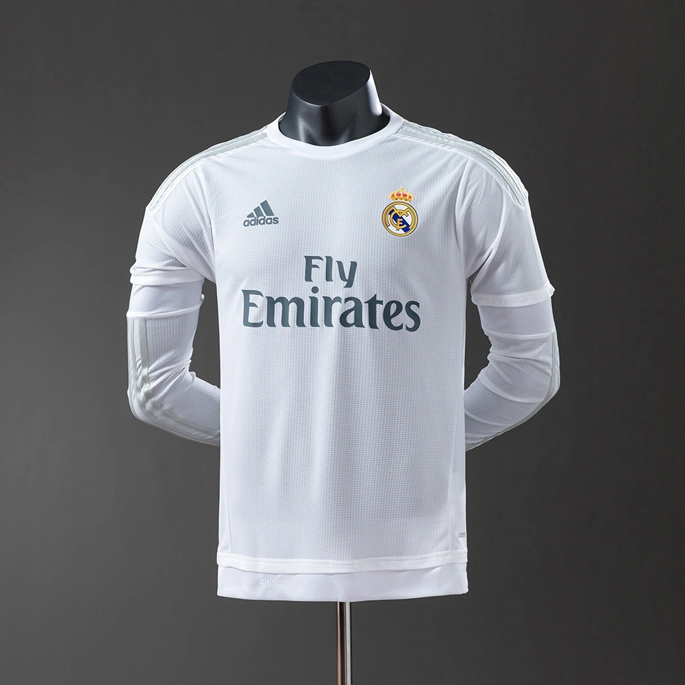2015-16 REAL MADRID HOME LONG SLEEVE (PLAYER VERSION)