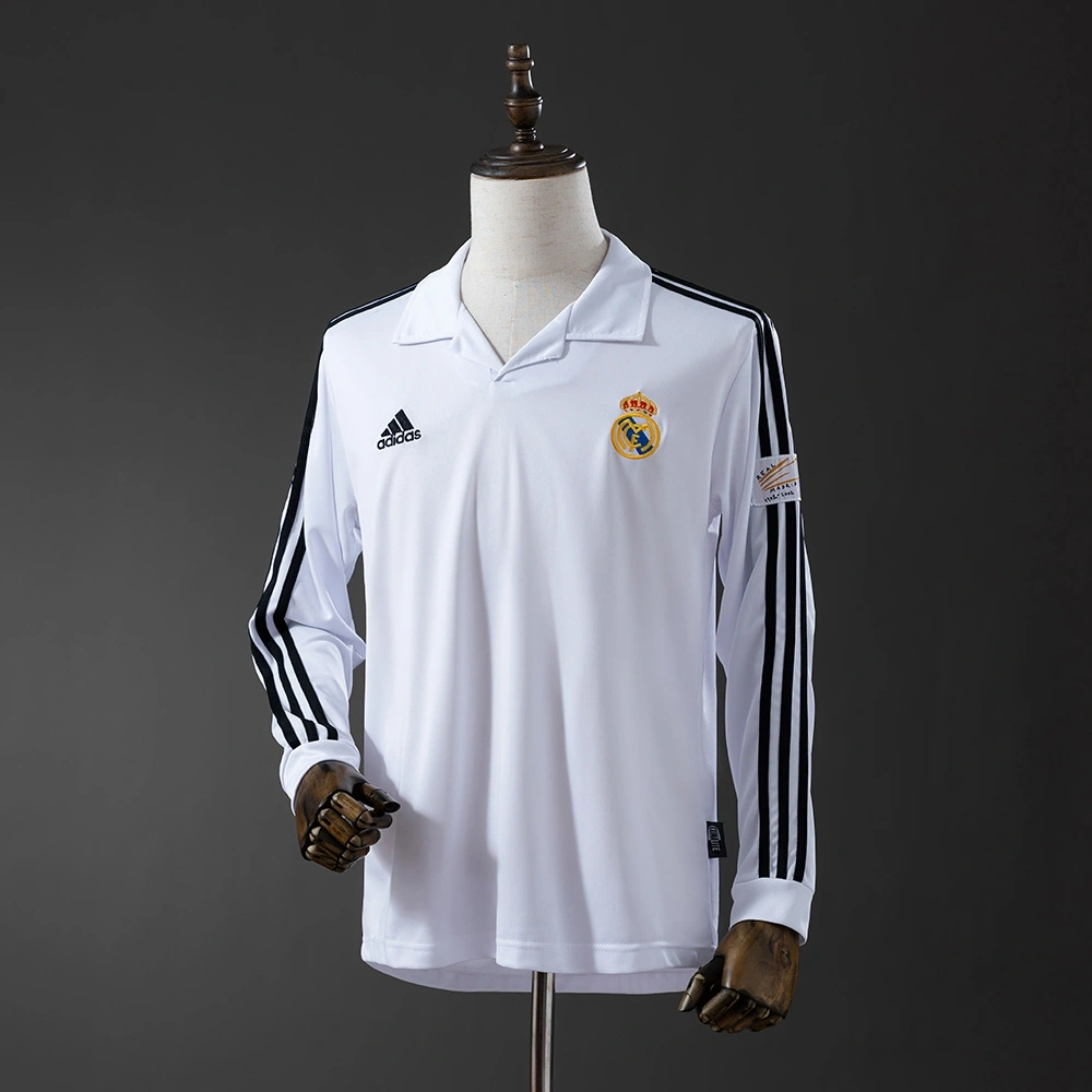 2002-03 REAL MADRID CHAMPIONS LONG SLEEVE HOME