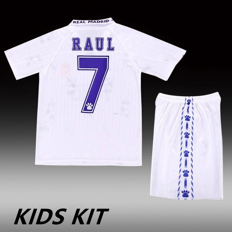 1996-97 REAL MADRID HOME KIDS KIT