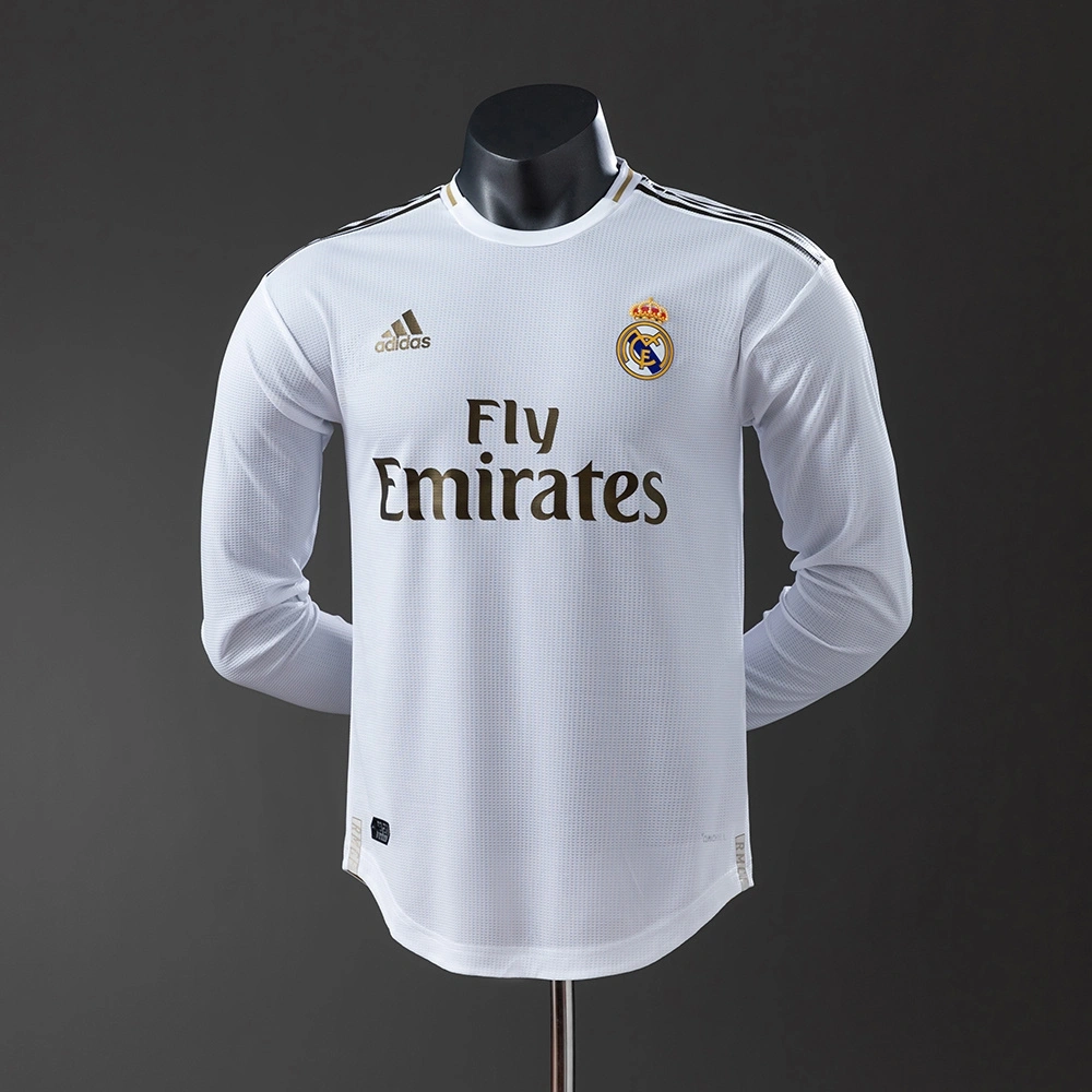2019-20 REAL MADRID LONG SLEEVE HOME (PLAYER VERSION)