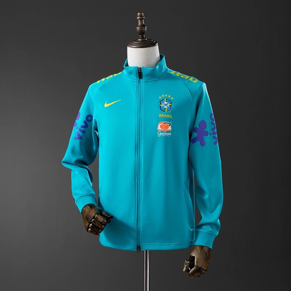 2022-23 BRAZIL TRAINING JACKET-LAKE BLUE