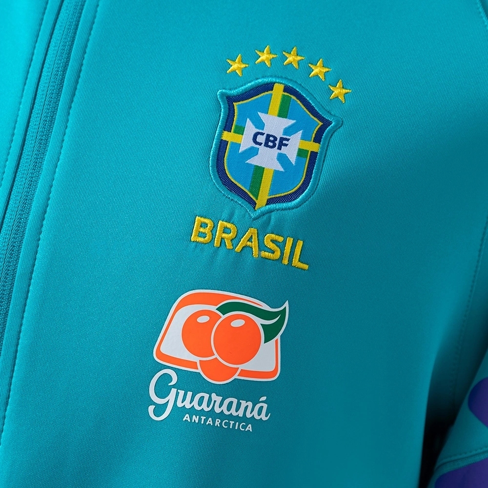 2022-23 BRAZIL TRAINING JACKET-LAKE BLUE