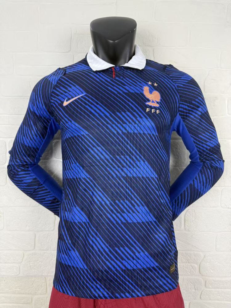 LONG SLEEVE 2026-27 FRANCE  HOME (PLAYER VERSION)