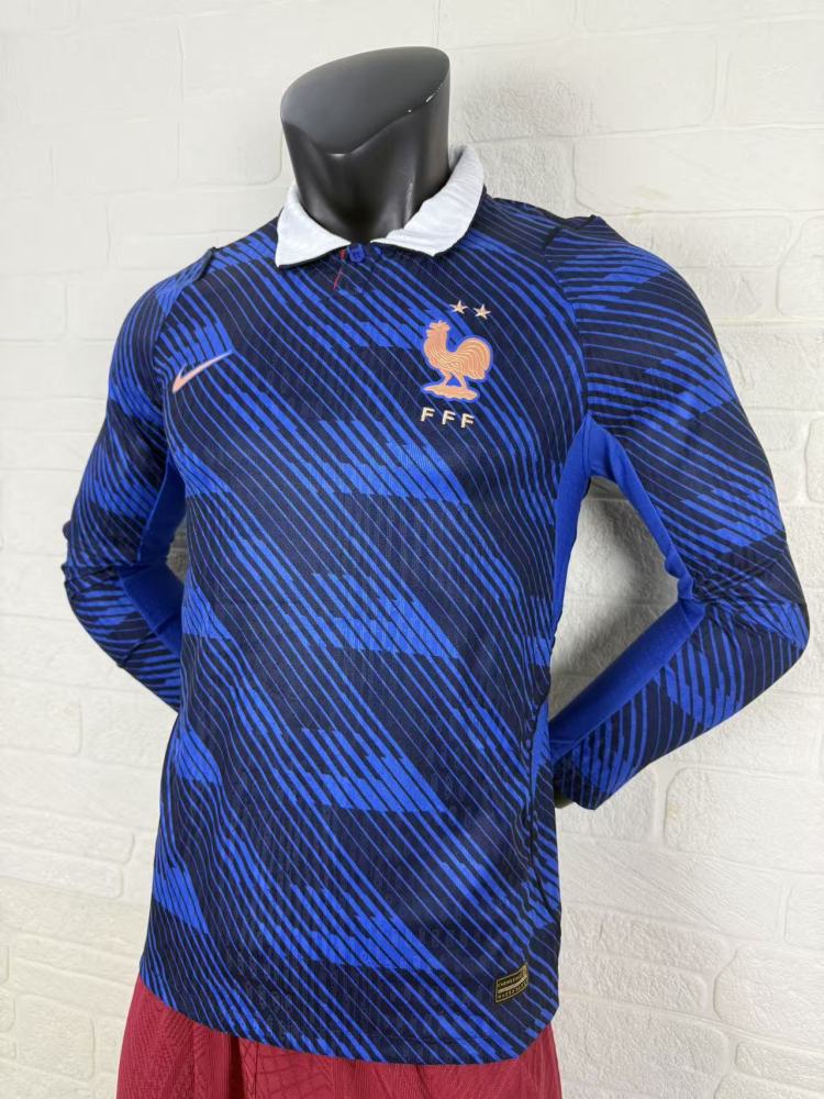 LONG SLEEVE 2026-27 FRANCE  HOME (PLAYER VERSION)
