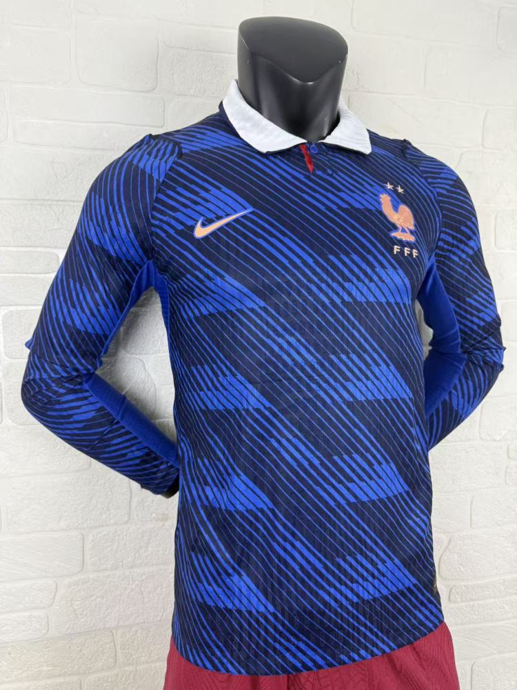 LONG SLEEVE 2026-27 FRANCE  HOME (PLAYER VERSION)
