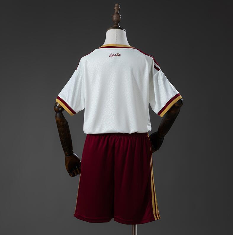 2026 SPAIN ESPAÑA VISITANTE X DELLAFUENTE AWAY MAN AND KIDS KIT （JERSEY+SHORT）