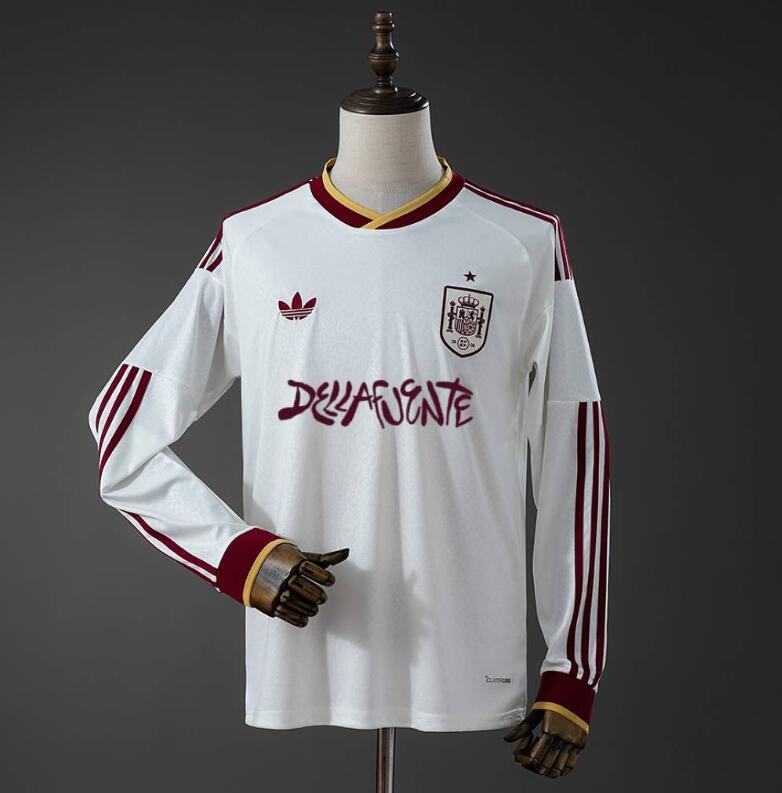 LONG SLEEVE 2026 SPAIN ESPAÑA VISITANTE X DELLAFUENTE  AWAY