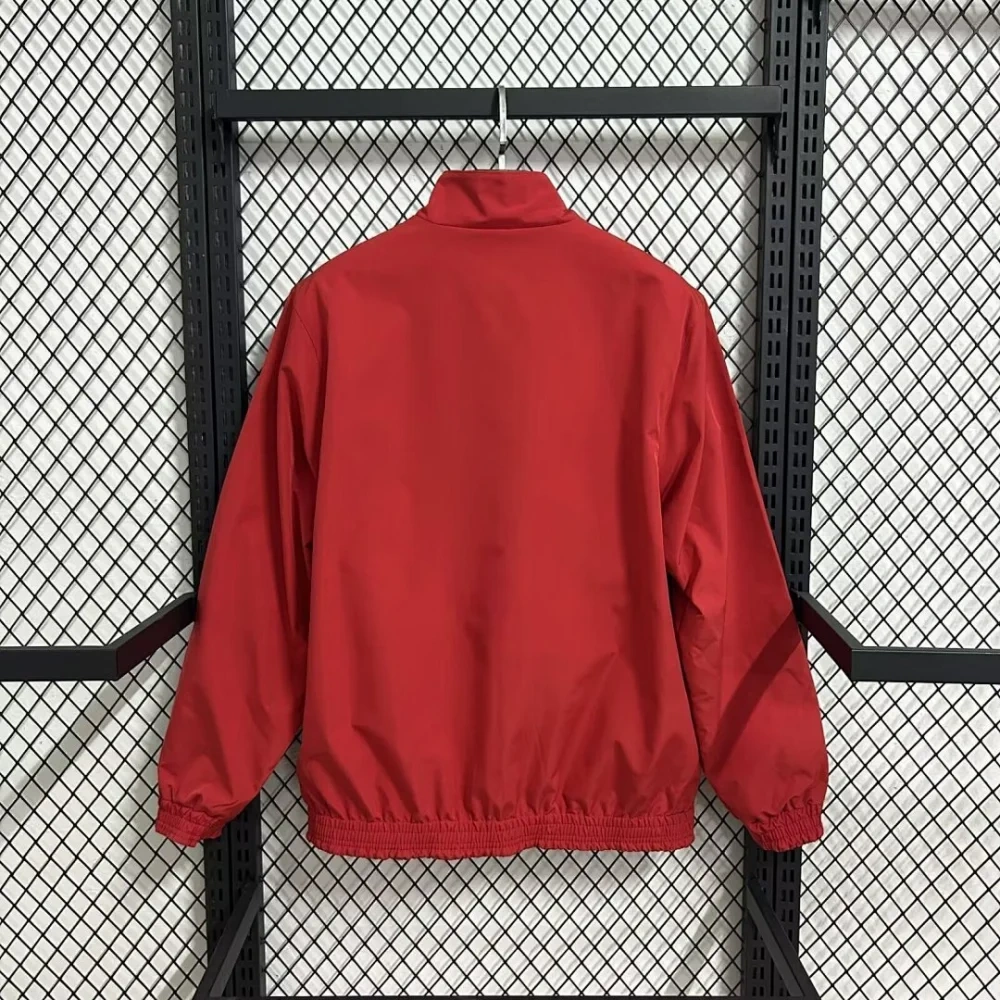 2026 SPAIN RED WINDBREAKER JACKET