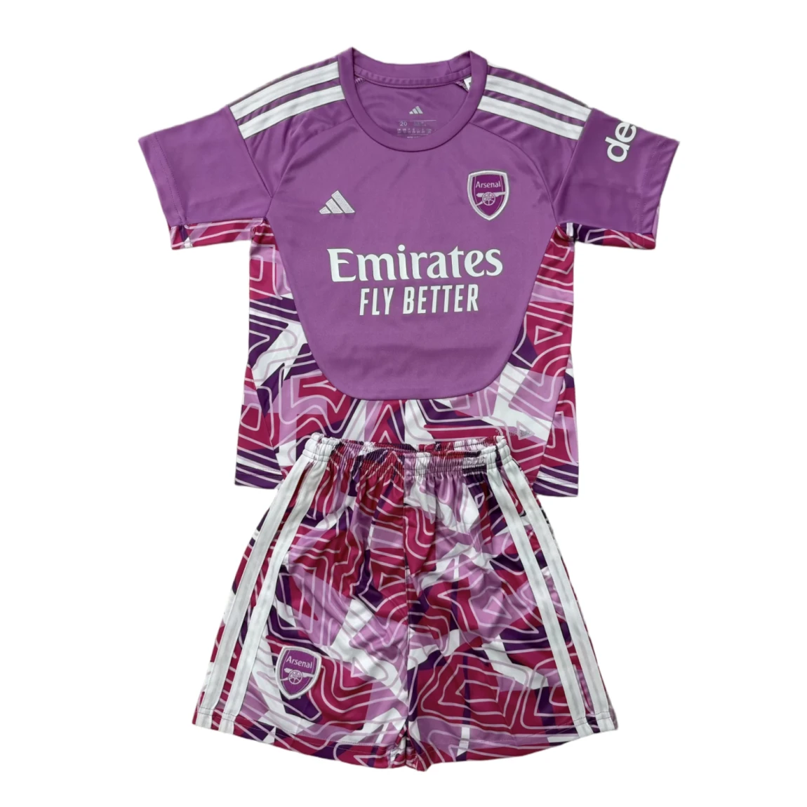 2026-27 ARSENAL GK PINK ADULT AND KIDS KITS (JERSEY+SHORT)