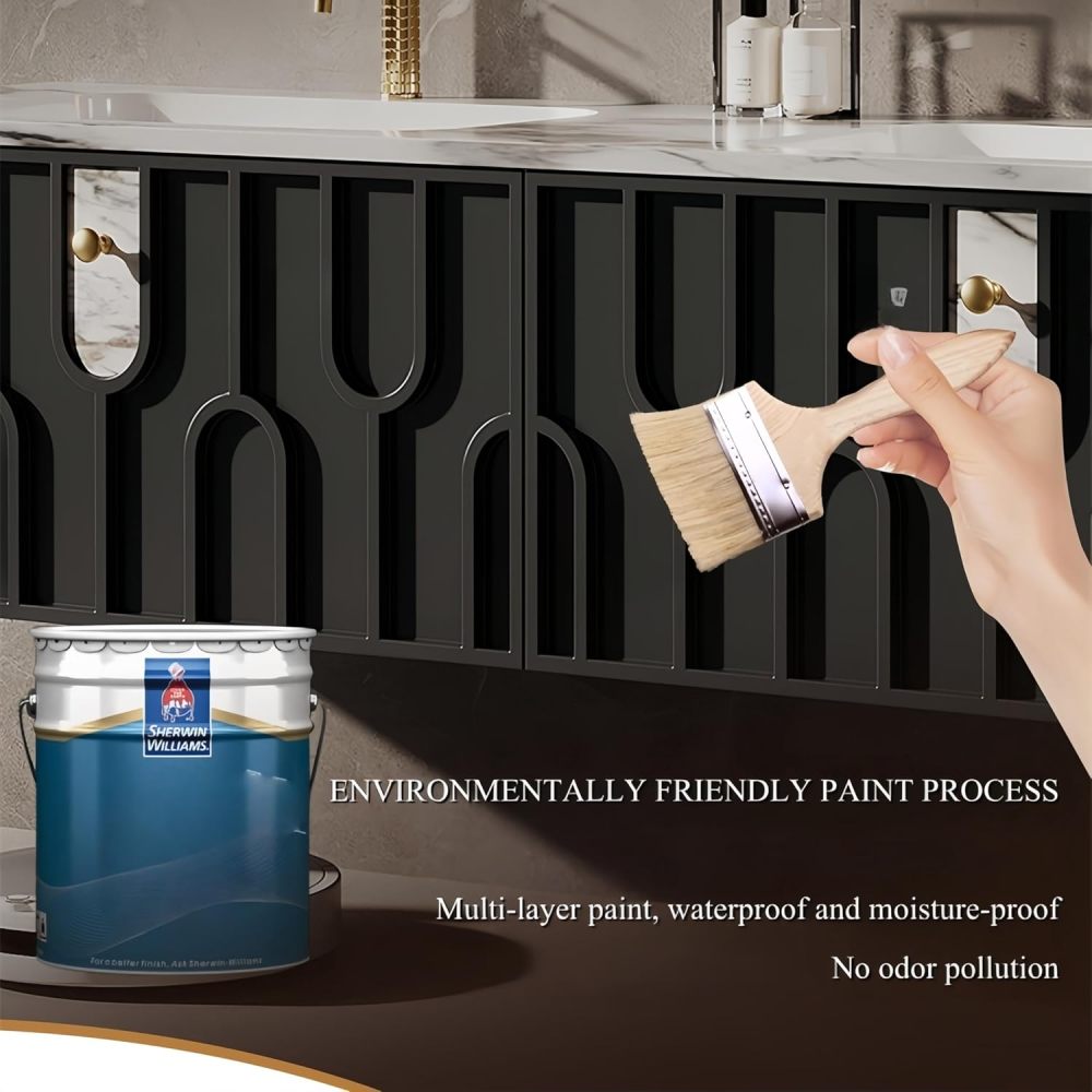 76 in Double Bathroom Vanity with Sink - Floating Solid Wood Bathroom Vanity Cabinet with LED Anti-Fog Mirror, Modern Stylish Vanity for Luxury Bathrooms | Black