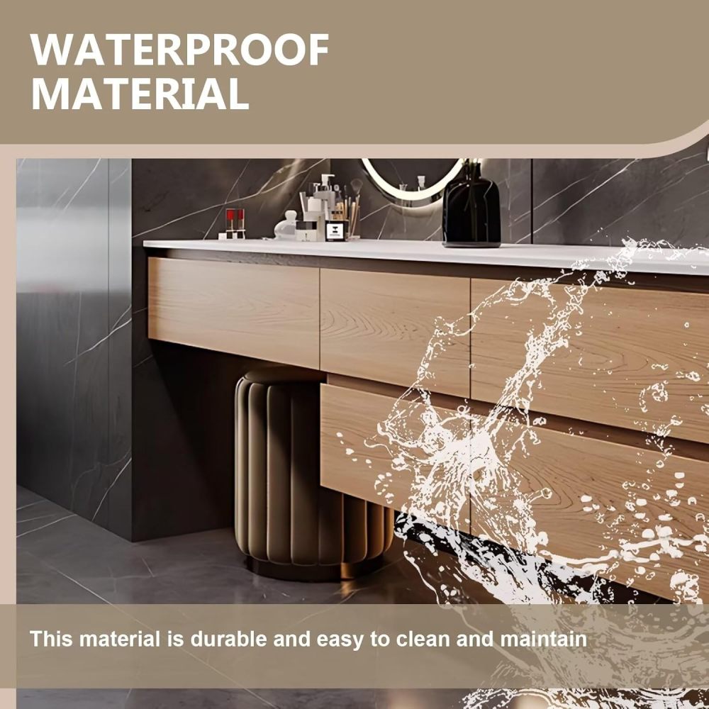 Bathroom Vanity - Floating Bathroom Vanity with Sink Includes Light Luxury Wood Style | Smart Defog Mirror,Dressing Table Combination with 5 Drawers(72IN)