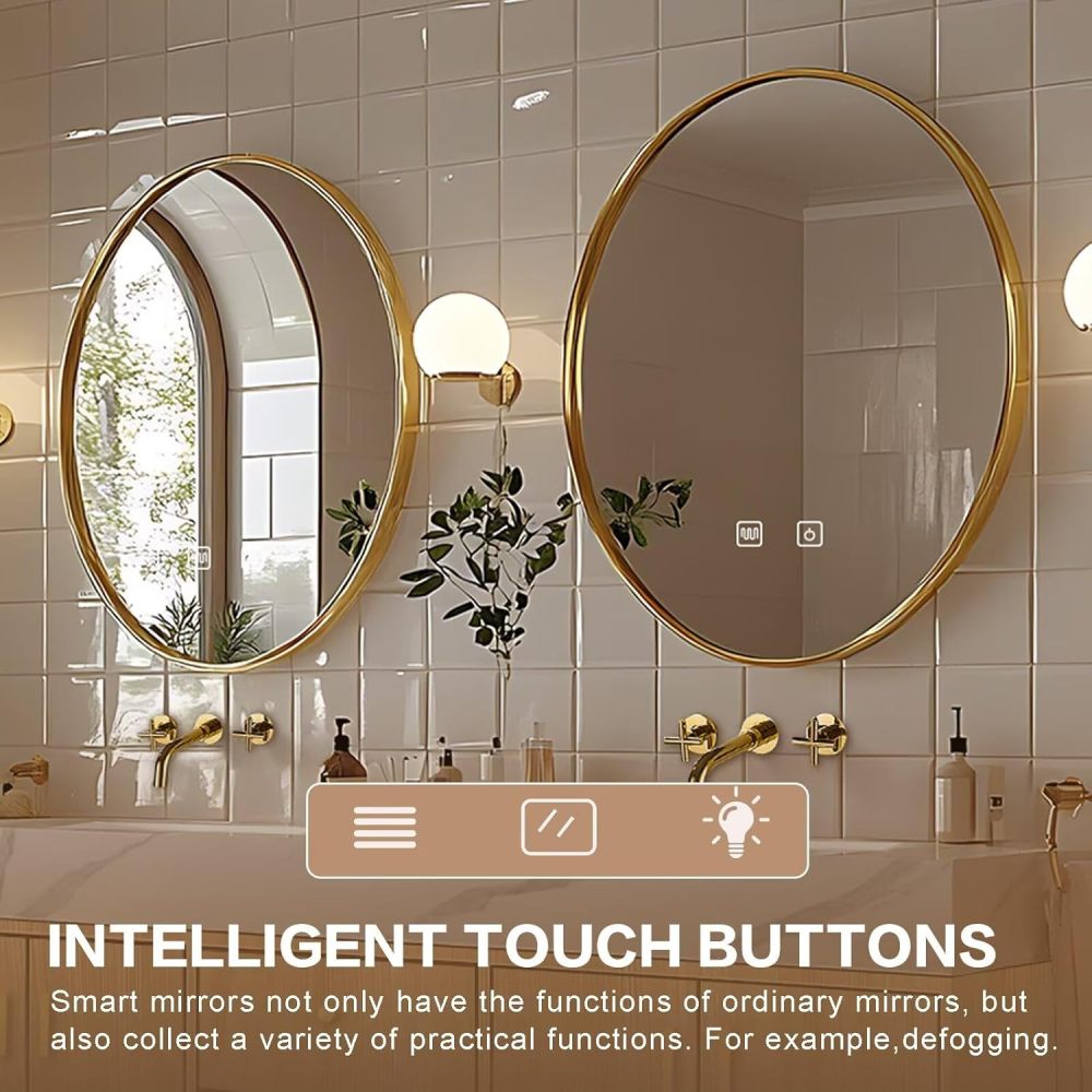 High QLQ Bathroom Vanity – Wall-Mounted Bathroom Vanity with Integrated Double Sinks Includes Symmetrical Solid Wood Cabinet, Double Drawers, Multi-Functional Mirrors (76IN)