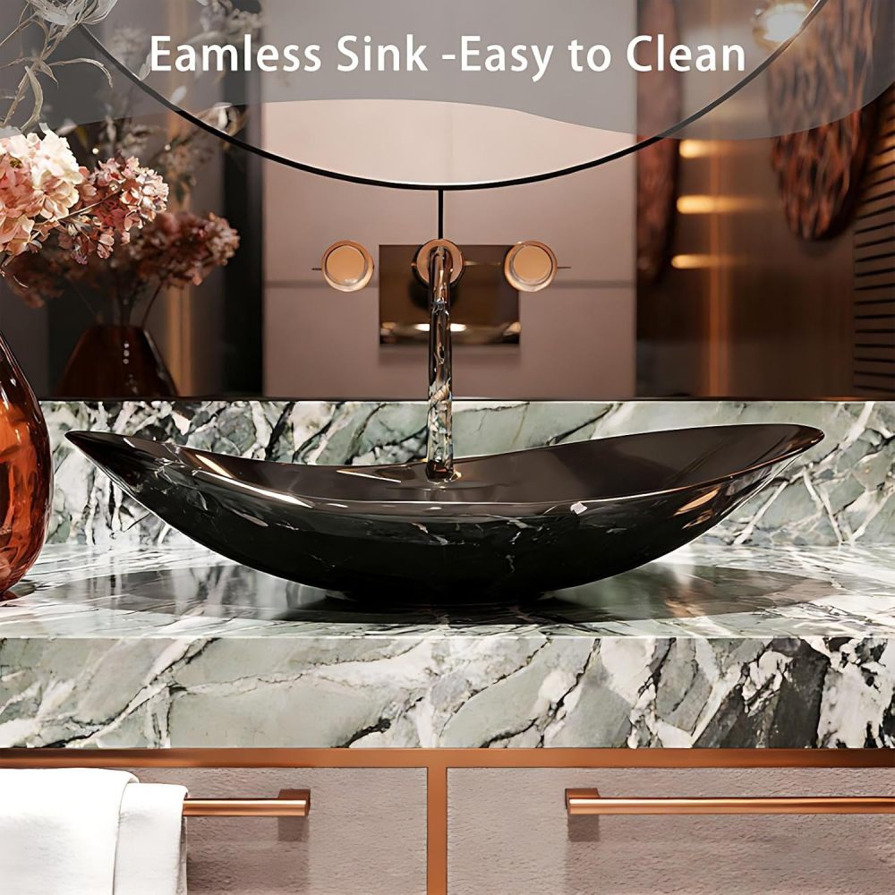 36IN Bathroom Vanity with Sink - Modern Bathroom Vanity with Smart Defog Mirror, One-Touch Defog & Lighting, Floating Sink Cabinet with 2 Drawers, No Assembly Required, Off-White Mirror