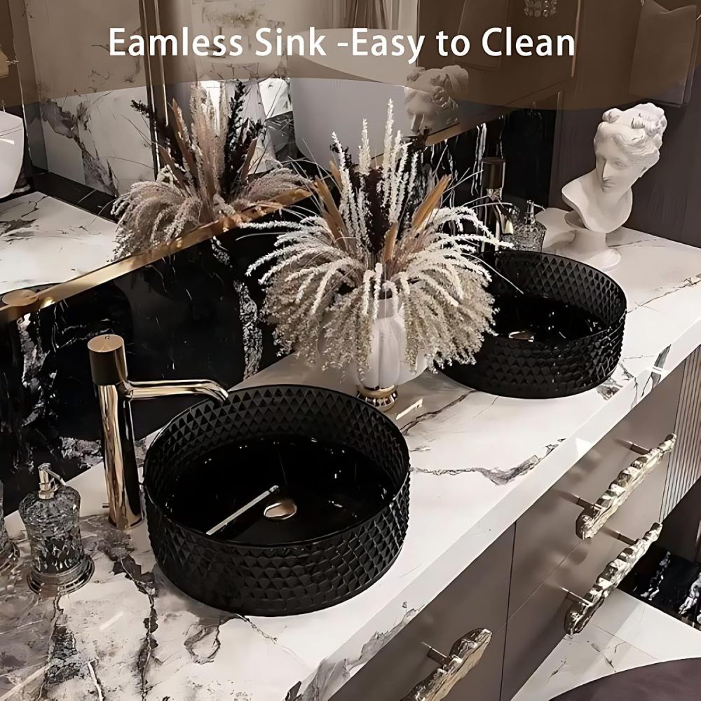 90IN Double Sink Bathroom Vanity - Luxury Bathroom Vanity with Smart Defog Mirror, One-Touch Defog & Lighting, Modern Bathroom Sink Cabinet with 4 Drawers, No Assembly Required, Brown Mirror