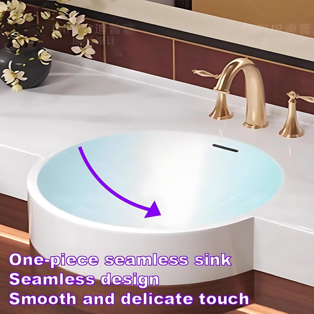 30 inch Bathroom Vanity with Sink - Modern Wall Mounted Small Bathroom Vanity Cabinet, Anti-Fog Mirror, Waterproof Sink Cabinet Set, Soft-Close Drawers, Fully Assembled
