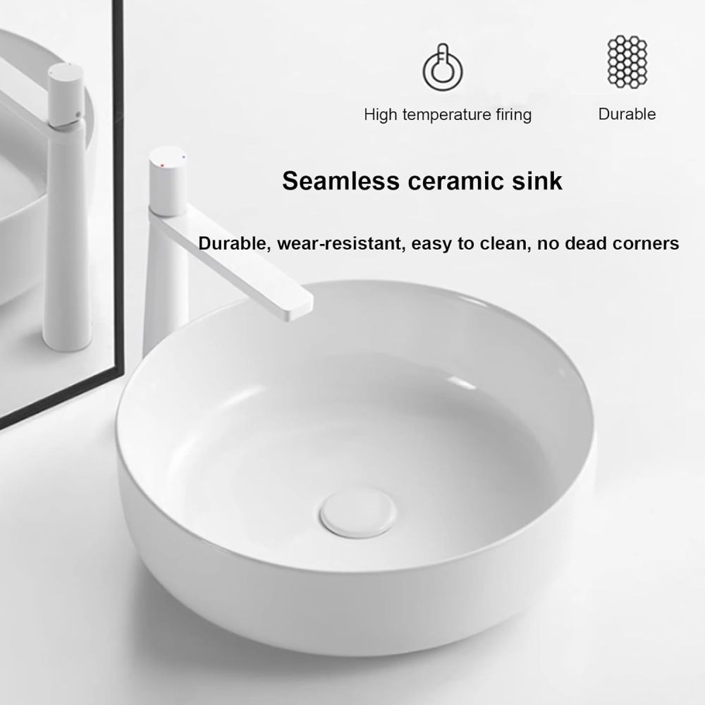 Bathroom Vanity with Sink - Floating Bathroom Vanity with Smart Anti Fog Mirror, Elegant Sink Cabinet with Multifunctional Storage, Complete Accessories (74IN,Sintered Stone)
