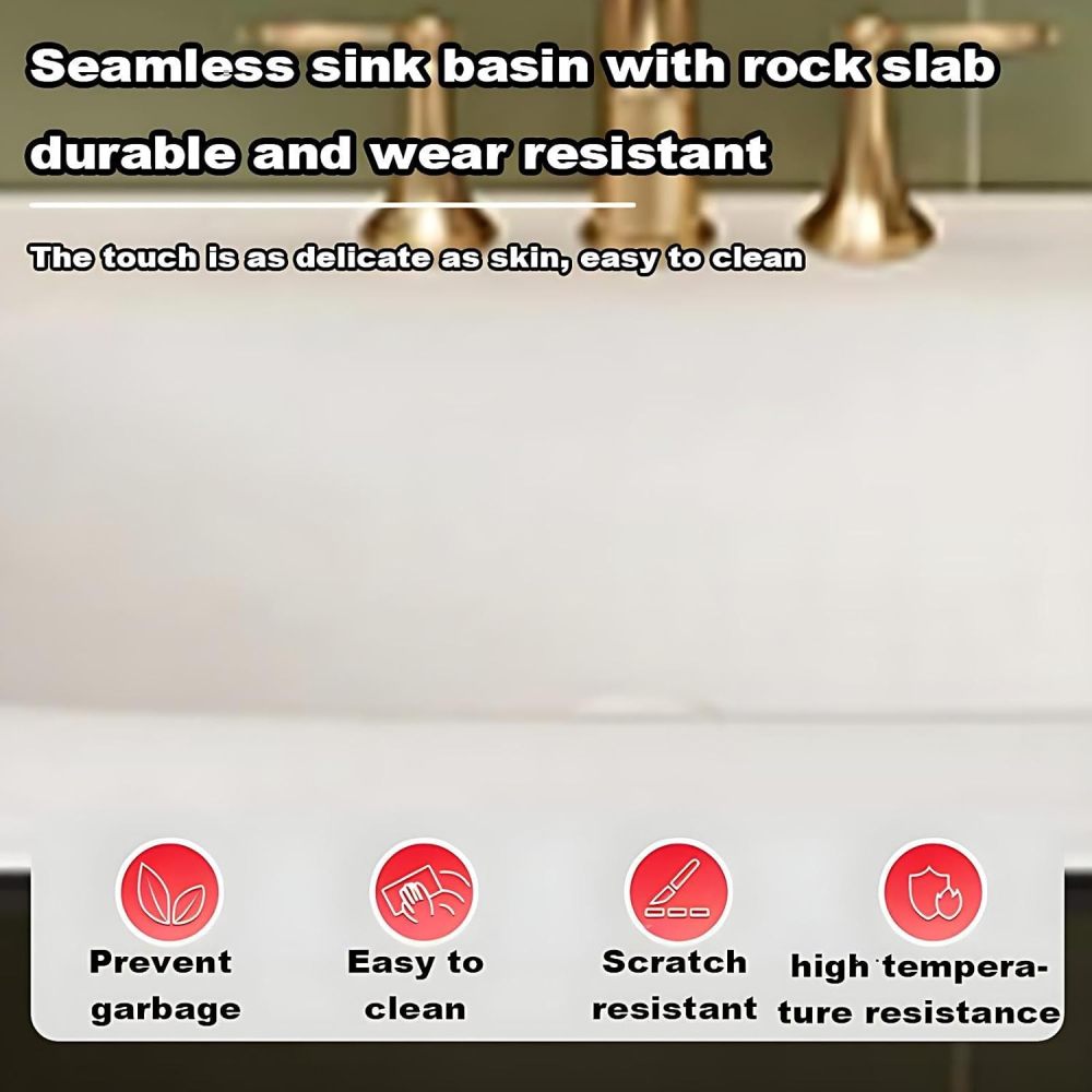 50IN Luxury Bathroom Vanity with Sink - Solid Wood Bathroom Vanity Cabinet, Intelligent Defogging Mirror, Single Sink, Silent Buffer Hinge, Seamless Design, Customizable Size, Mirror Cabinet A