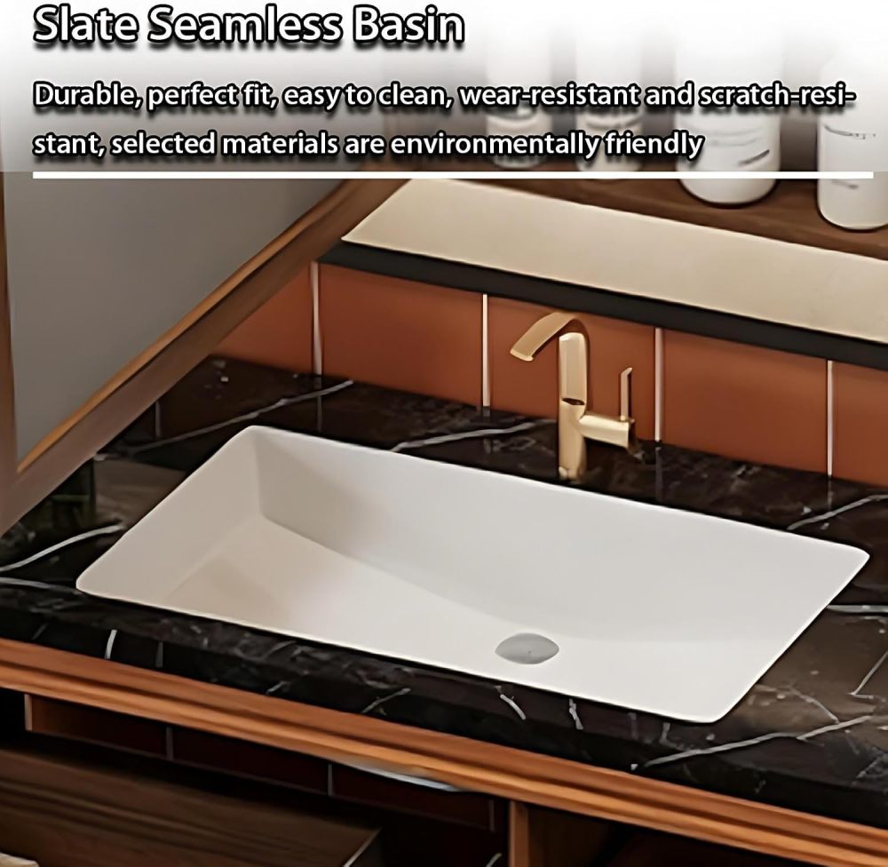 100IN Bathroom Vanity with Sink - Solid Wood Bathroom Vanity Cabinet with Smart Defog Mirror, Single Floating Sink, Waterproof, Customizable Size - Complete Accessories, Mirror Cabinet Brown