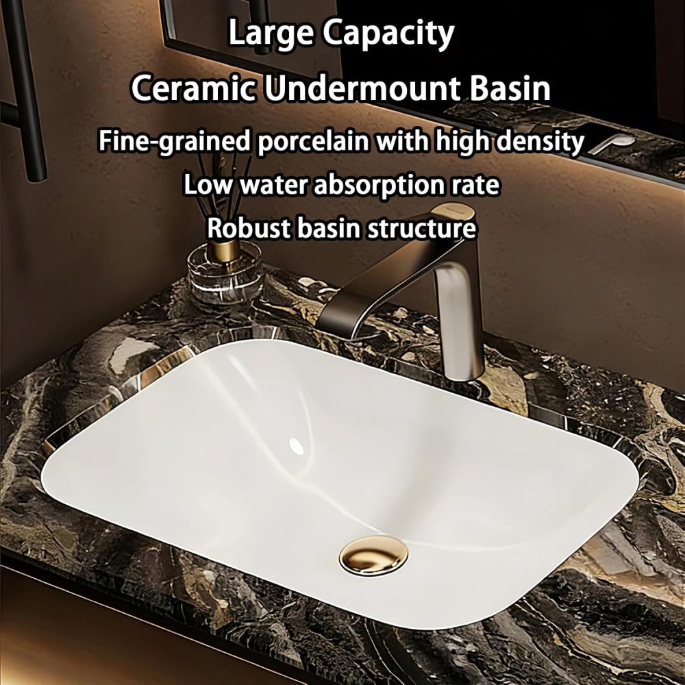 40IN Bathroom Vanity - Solid Wood Bathroom Vanity with Sink & Smart Sensor Lights, Floating Sink Cabinet with 2 Drawers and Smart Defogging Mirror, No Assembly Required, Mirror A