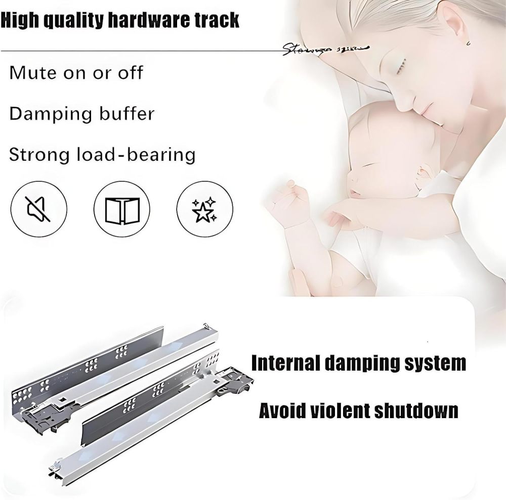 100 inch Double Sink Bathroom Vanity - Floating Bathroom Vanity with Sink and 4 Drawers, Luxury Bathroom Sink Cabinet with Smart Defog Mirror, Complete Accessories, No Assembly Required