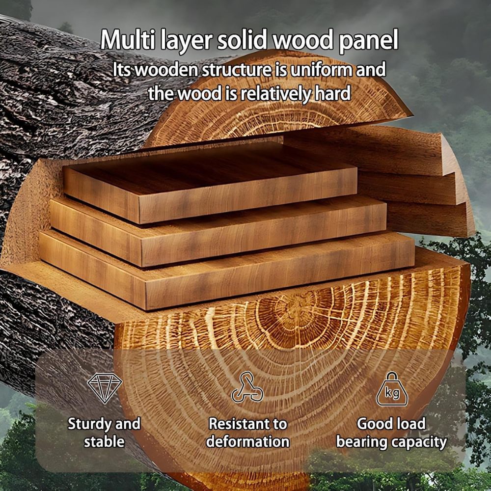 52IN Double Sink Bathroom Vanity - Solid Wood Bathroom Vanity with Smart Defog Mirror, One-Touch Defog & Lighting, Modern Sink Cabinet with 3 Drawers, No Assembly Required