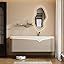 Grey - Mirror Cabinet