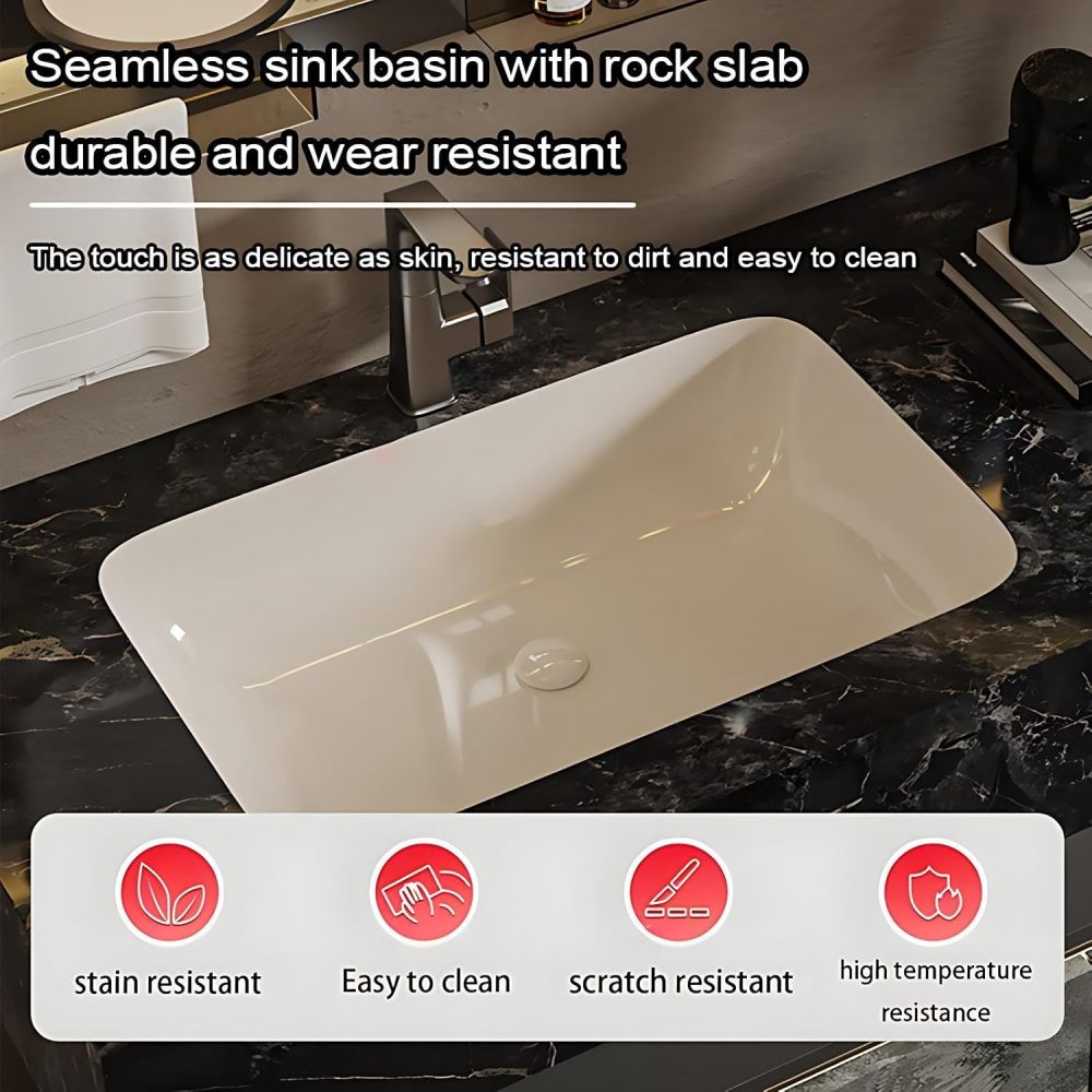 88IN Bathroom Vanity with Sink - Bathroom Sink Cabinet with Motion Sensor Lighting, Floating Vanity, Intelligent Defogging, Waterproof, Custom Size Option - Complete Accessories, Black