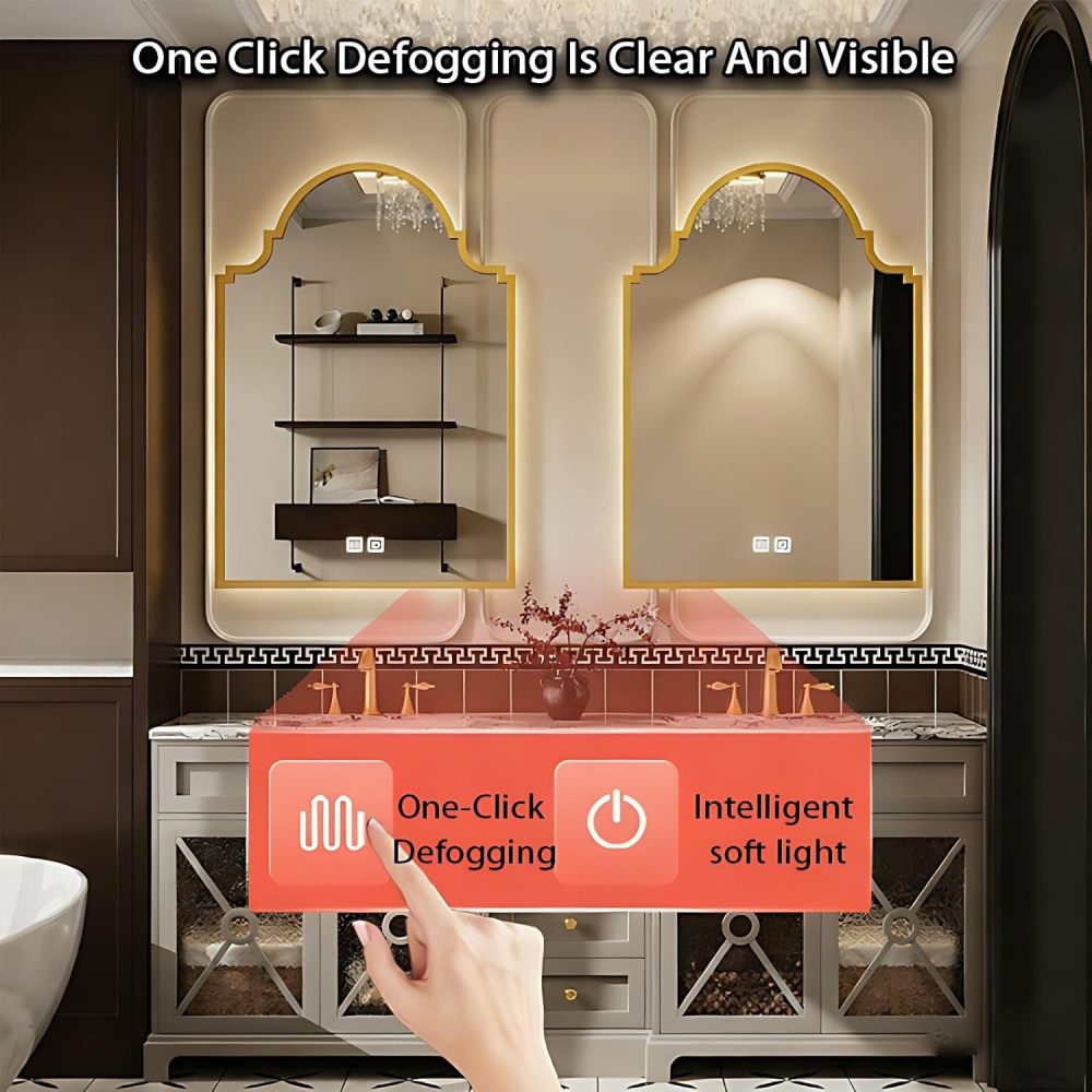 82IN Bathroom Vanity with Sink - Modern Bathroom Sink Cabinet with Mirror, Floor-Standing Vanity, Multi-Layer Solid Wood, Easy to Clean, Customizable - Complete Accessories, Double Slot Black