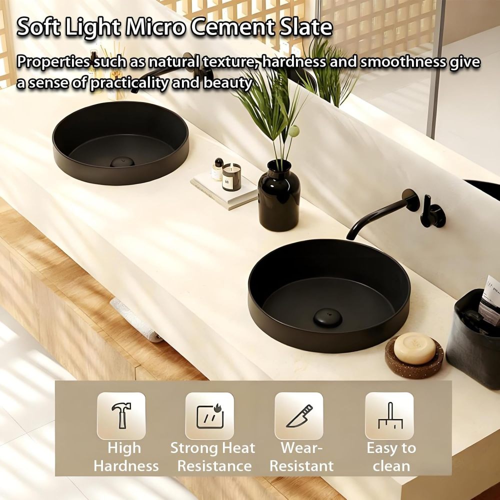 72IN Bathroom Vanity with Sink - Modern Bathroom Vanity Cabinet with Smart Defog Mirror, Double Floating Sink Design, Large Storage Space, Solid Wood - Complete Accessories, Mirror Cabinet