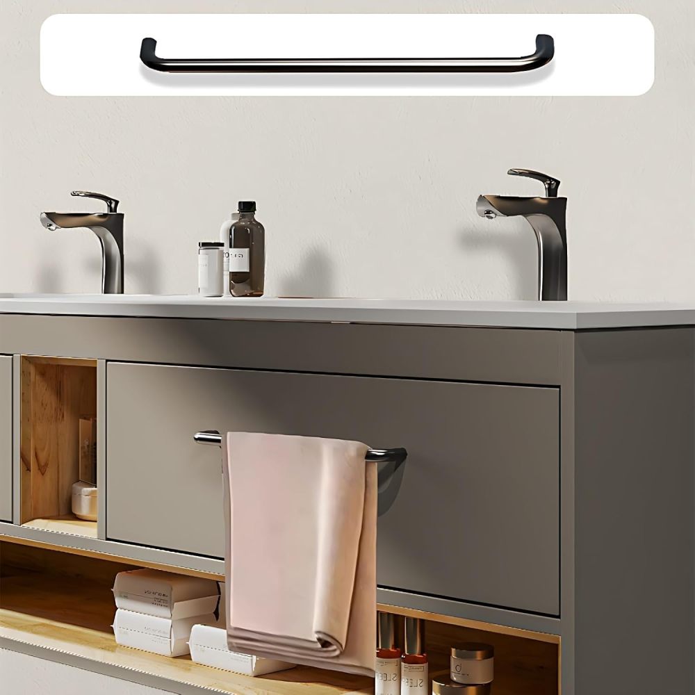 Bathroom Vanity with Sink - Double Sink Bathroom Vanity | Includes Faucet & Smart Defog Mirror Combination | Wall Mount | Multi-Layer Solid Wood Material