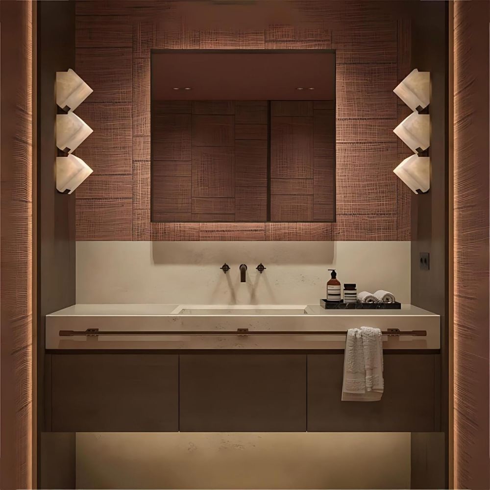 60IN Bathroom Vanity - Solid Wood Bathroom Vanity with Smart Defog Mirror, One-Touch Defog & Lighting, Floating Sink Cabinet with 3 Drawer and Towel Rack, No Assembly Required, Wood