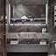 Grey - Mirror Cabinet
