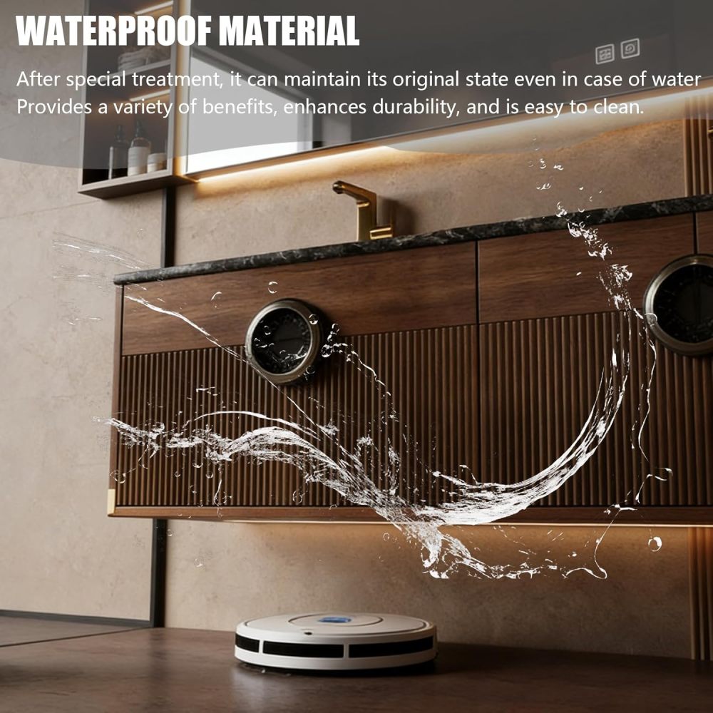 Modern Bathroom Vanity with Sink - Luxurious Double Floating Sink Design, Bathroom Vanity Cabinet with Smart Defogging, Multi-Layered Solid Wood - Complete Accessories