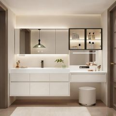 White Mirror Cabinet