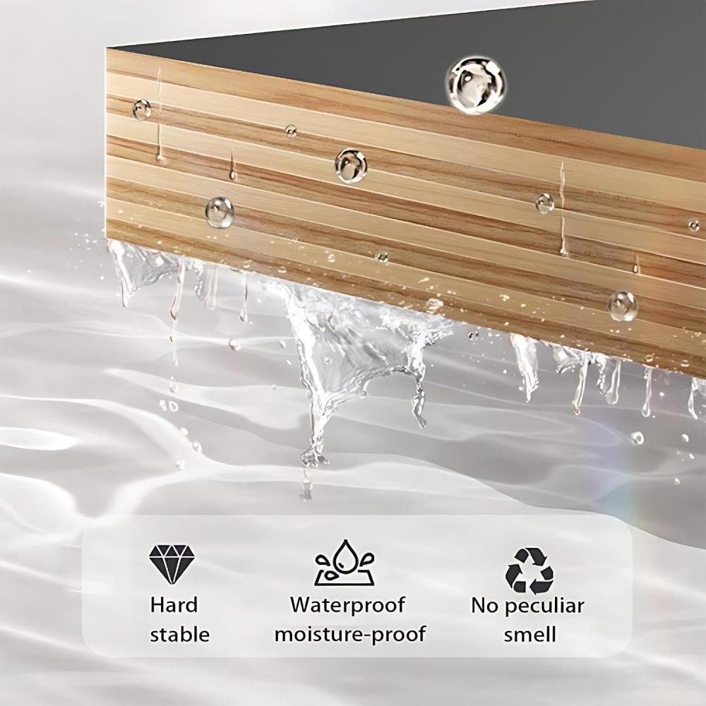 66IN Bathroom Vanity with Sink - Bathroom Vanity Cabinet with Smart Anti-Fog Mirror, Double Floating Sink, Multi-Layer Solid Wood, Customizable Size - Complete Accessories, Black